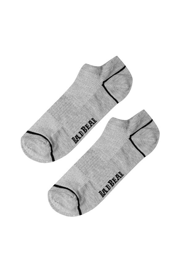 Unisex Grey Melange Socks