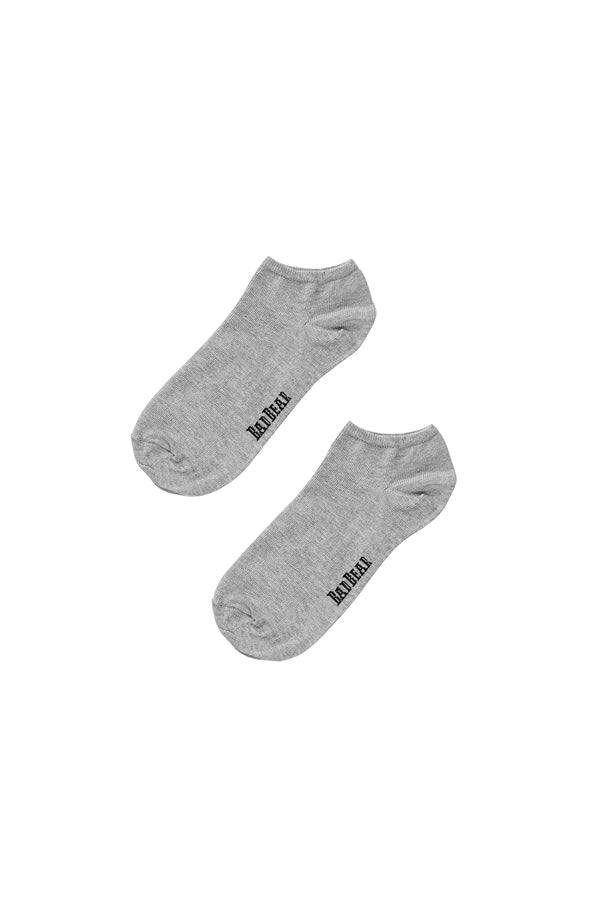 Unisex Grey Melange Ankle Socks