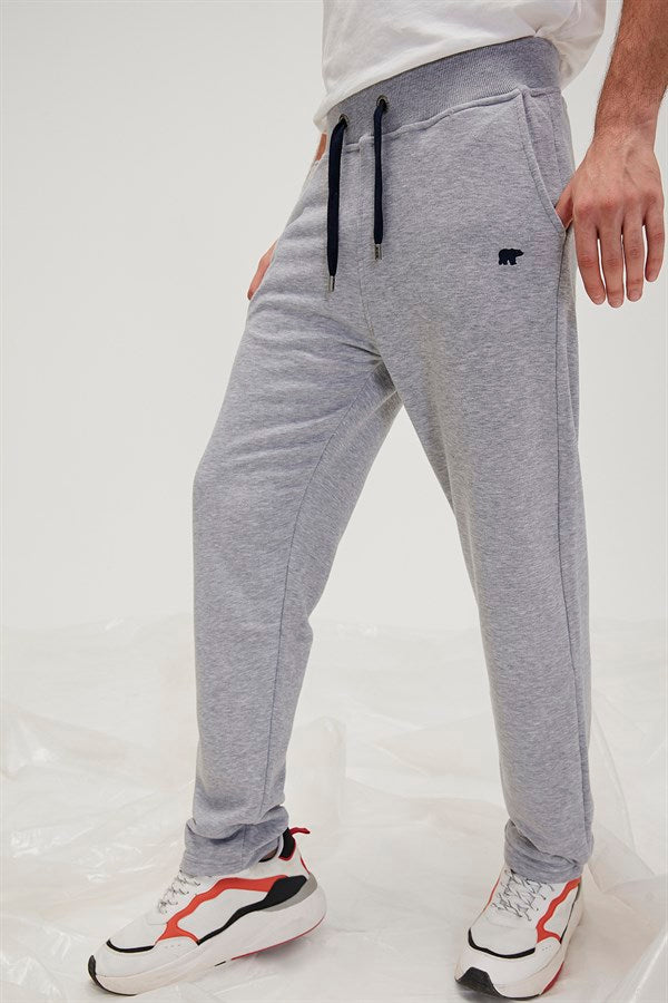 Men's Grey Melange Sport Pants