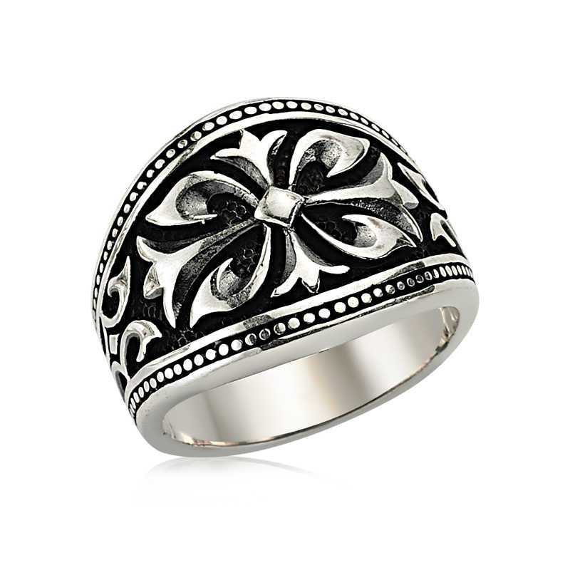 Men's Black Metal Ring