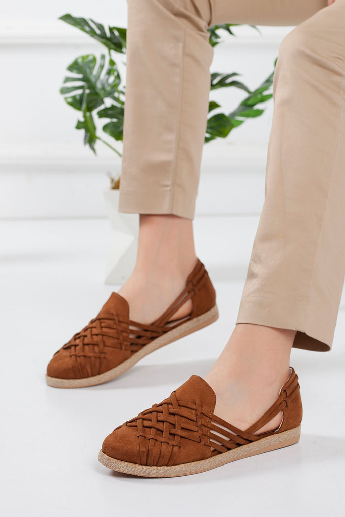 Women's Ginger Suede Flat Shoes