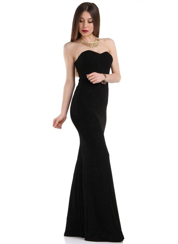 Vavin STRAPLESS LONG DRESS - Black