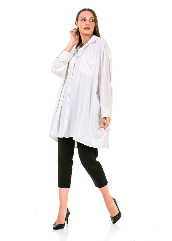 Women's Button Boyfriend Shirt