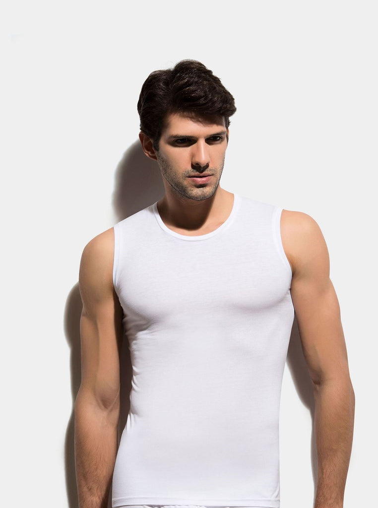 Men's Crew Neck Sleeveless Undershirt