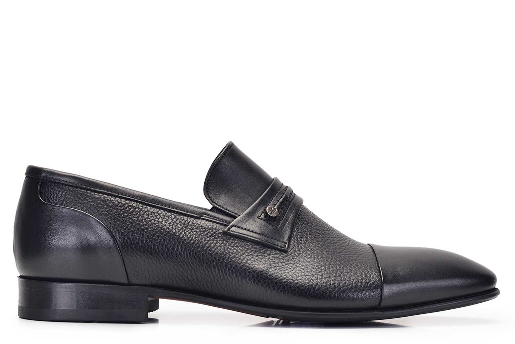 Men's Black Casual Loafer Shoes