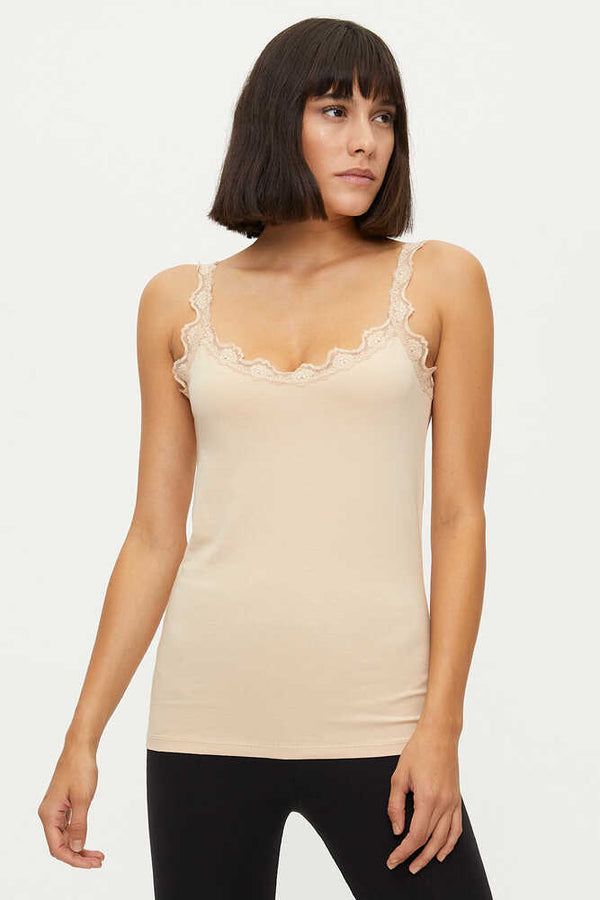 Women's Thin Strap Elastane Camisole