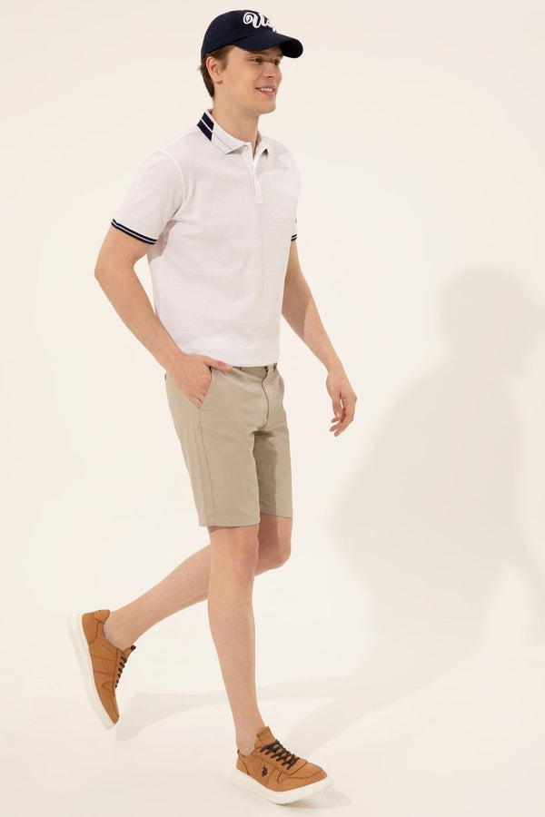 Men's Khaki Bermuda Shorts
