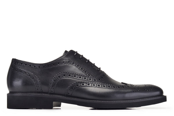 Men's Lace-up Black Casual Shoes