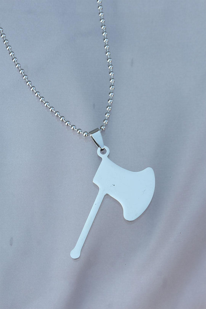 Unisex Axe Pendant Chain Necklace