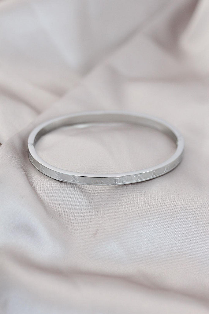 Women's Silver Steel Cuff Bracelet