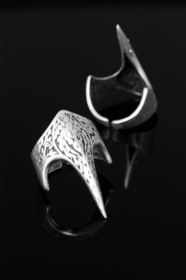 Men's Steel Adjustable Ring