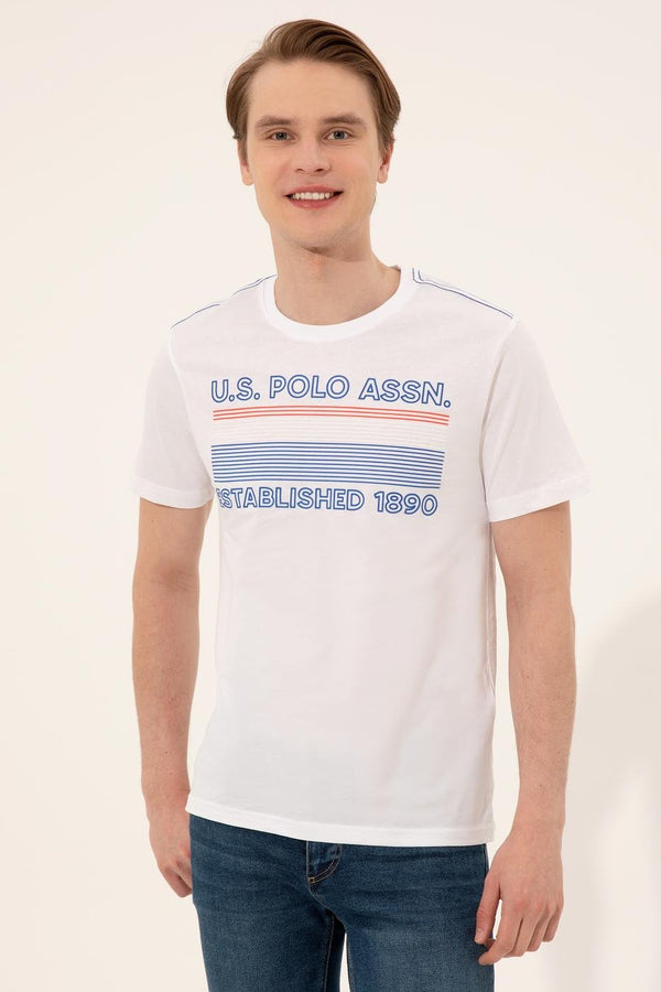 Men's Crew Neck White T-shirt