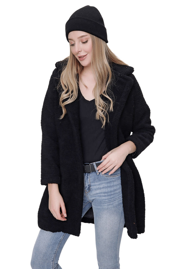 Women's Black Fur Coat