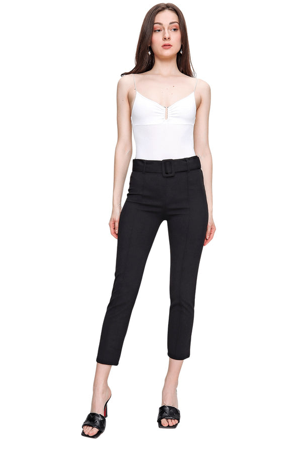 Women's Black Carrot Pants