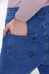 Women's Pocketless Light Blue Joni Jeans