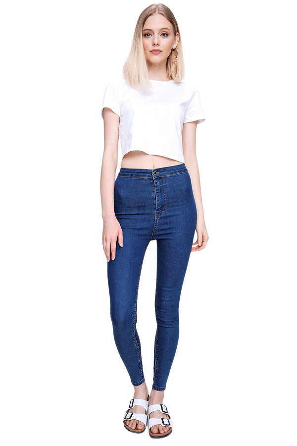 Women's Dark Blue Jeans