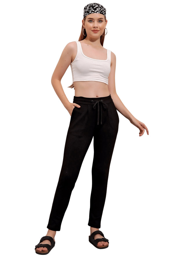 Women's Pocket Black Leggings