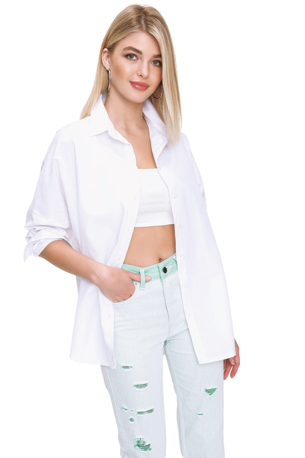 Women's Plain White Shirt