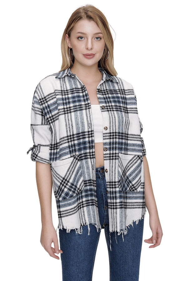 Women's Indigo Mackinaw Shirt