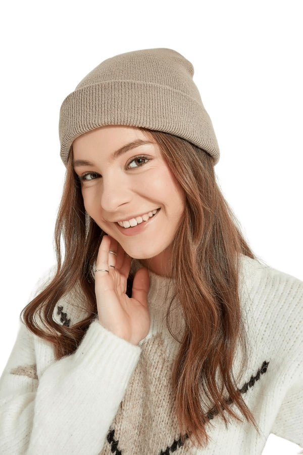 Women's Mink Rib Beanie
