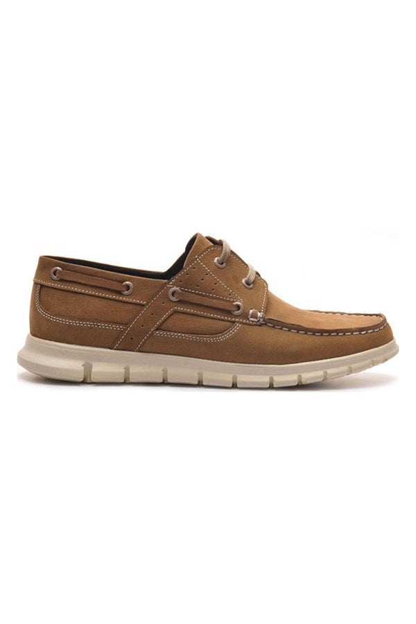 Men's Beige Nubuck Shoes