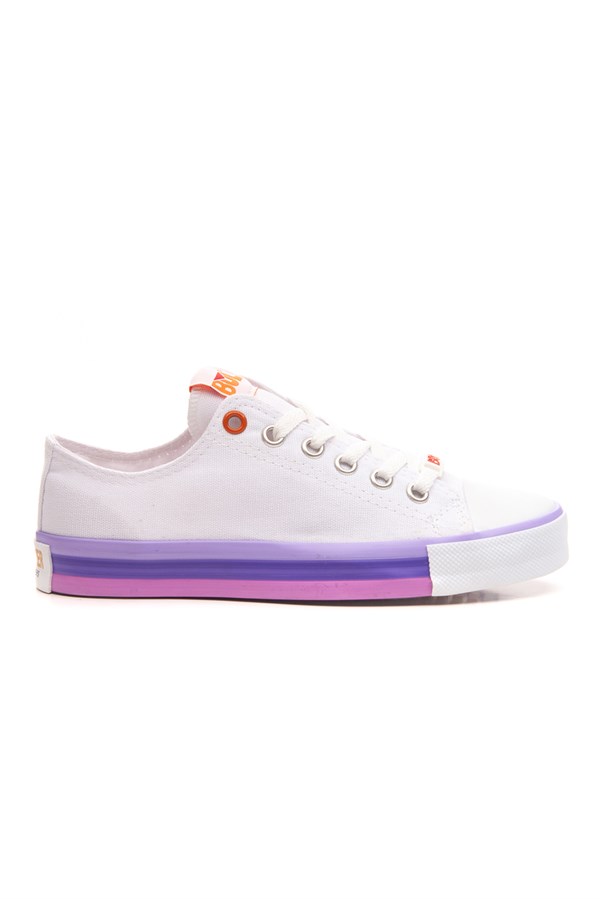 Unisex White - Lilac Sport Shoes