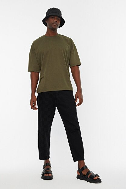 Men's Black Loose Fit Jeans