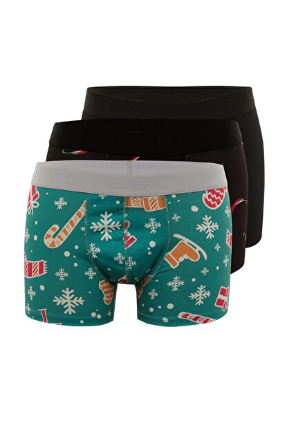 Men's Multi-color Boxer (3 Pieces)