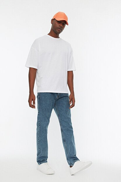 Men's Blue Regular Fit Jeans