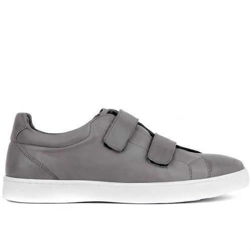 Men's Velcro Strap Grey Casual Shoes