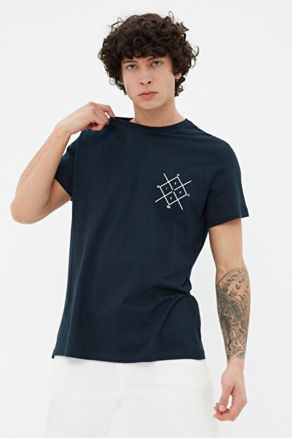 Men's Navy Blue T-shirt