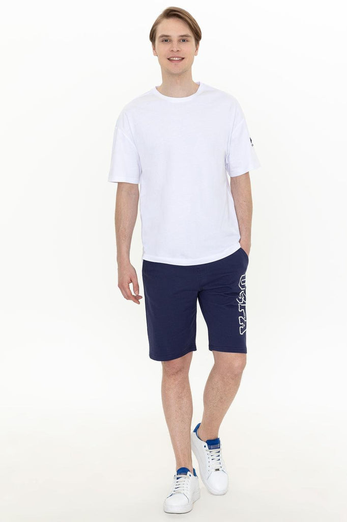 Men's Pocket Navy Blue Shorts