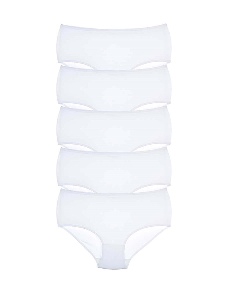 Women's Oversize White Panties- 5 Pieces