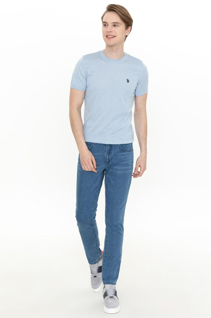 Men's Pocket Blue Jeans