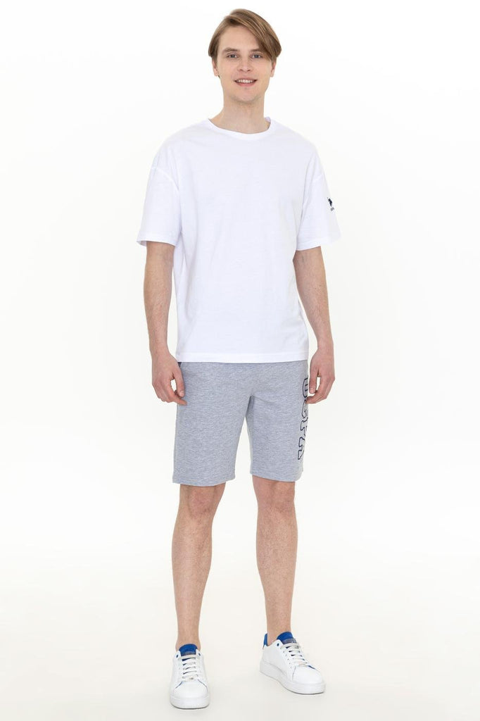 Men's Pocket Grey Melange Shorts