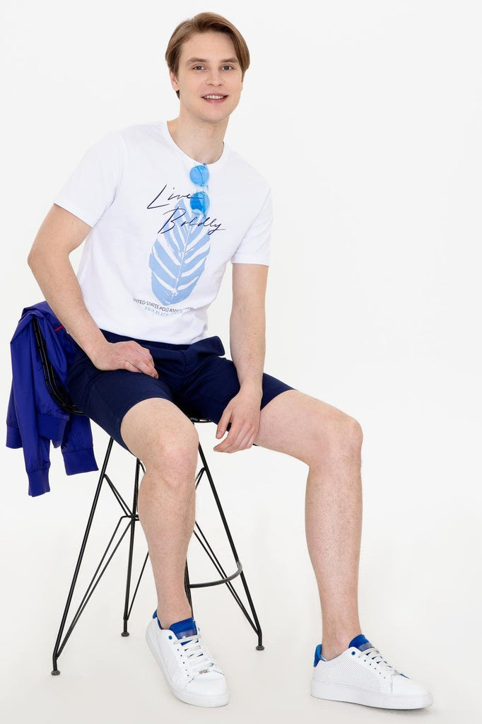 Men's Crew Neck White T-shirt