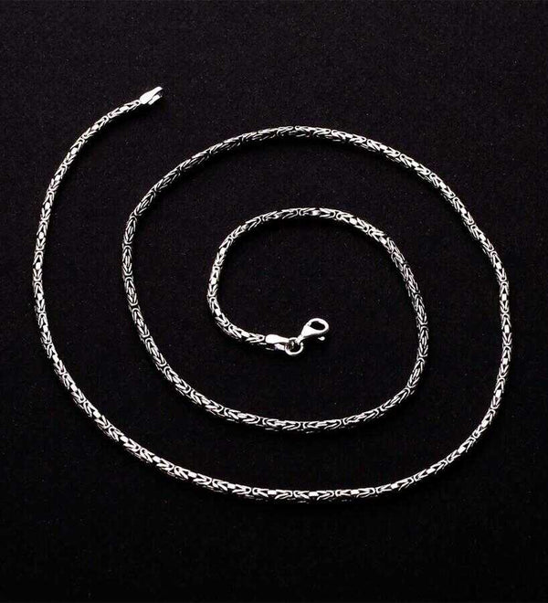 Men's 925 Carat Silver Chain Necklace