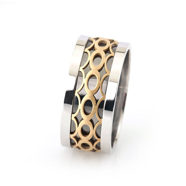Men's Ring Theme 925 Carat Silver Wedding Ring