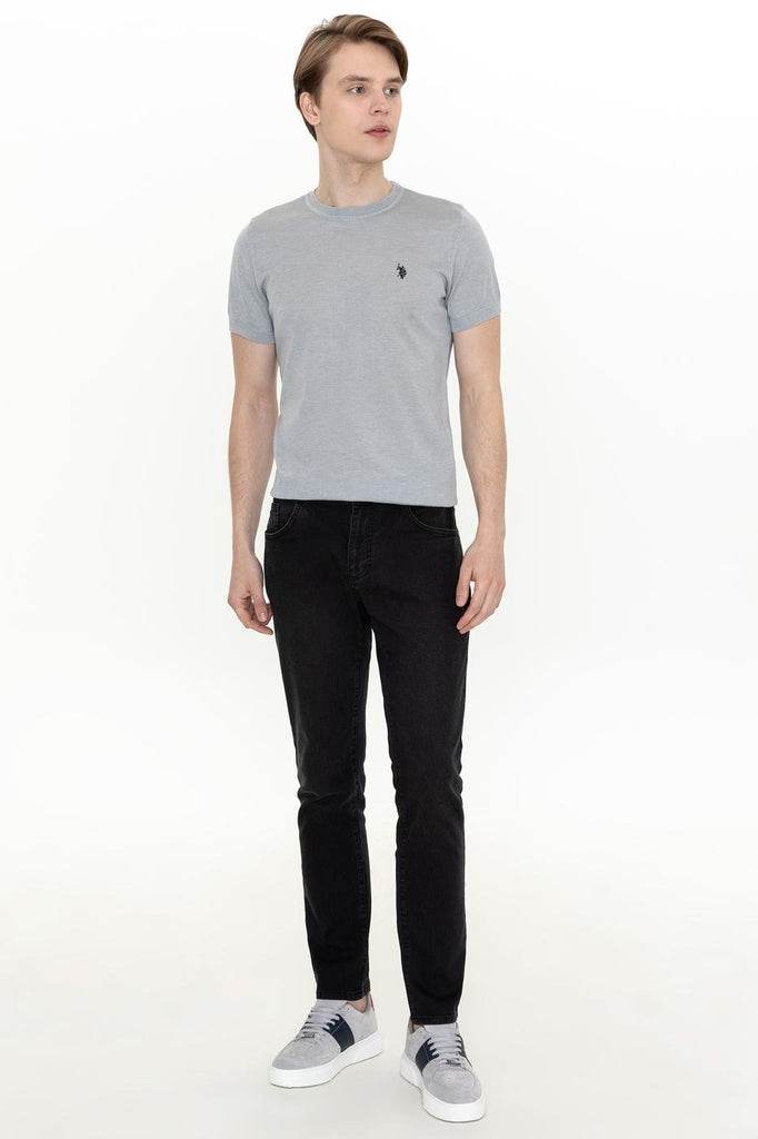 Men's Pocket Dark Grey Jeans