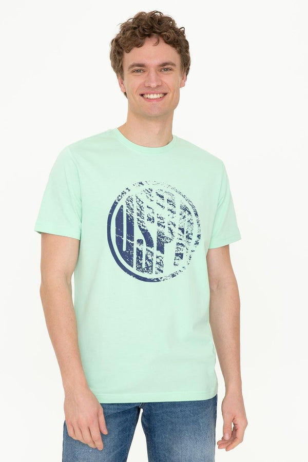 Men's Crew Neck Mint Green T-shirt