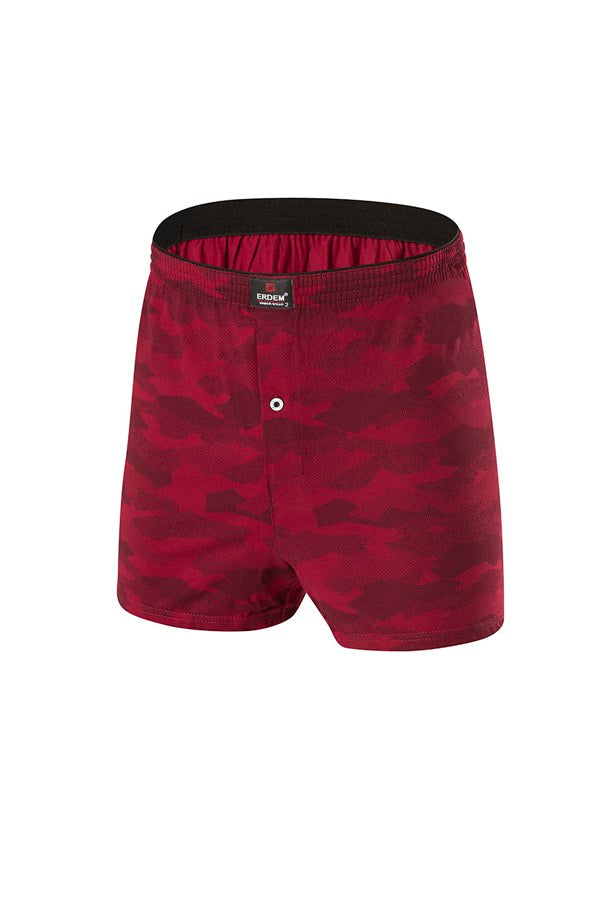 Men's Camouflage Pattern Combed Cotton Boxer