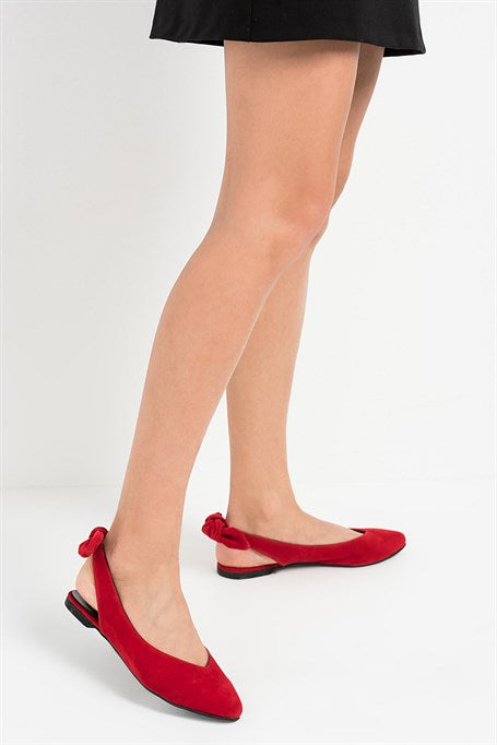 Women's Red Flat Shoes