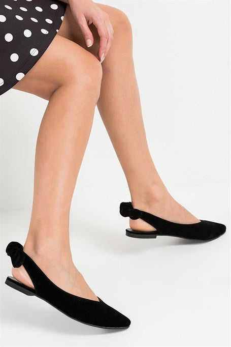 Women's Black Flat Shoes