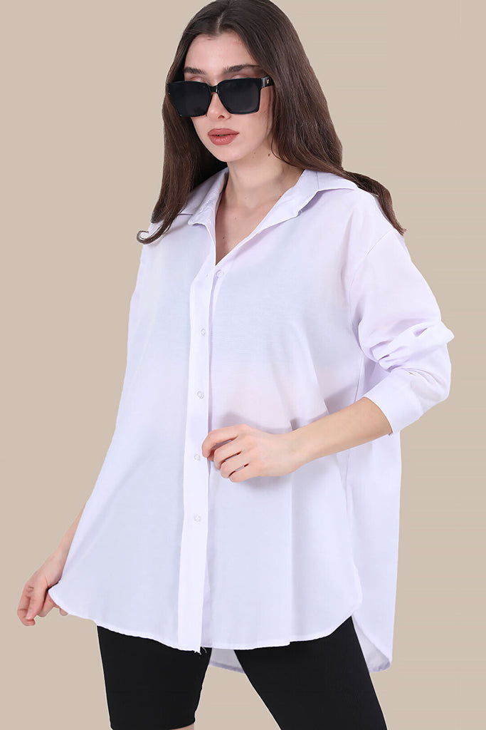 Women's Oversize White Shirt