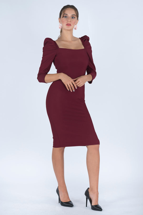Women's Balloon Sleeve Dress