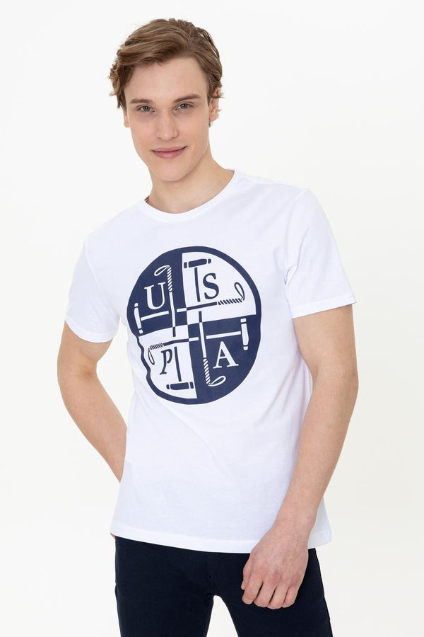 Men's Crew Neck White T-shirt
