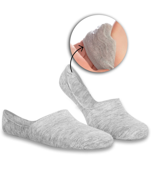Men's Seamfree Light Grey Bamboo Babette Socks