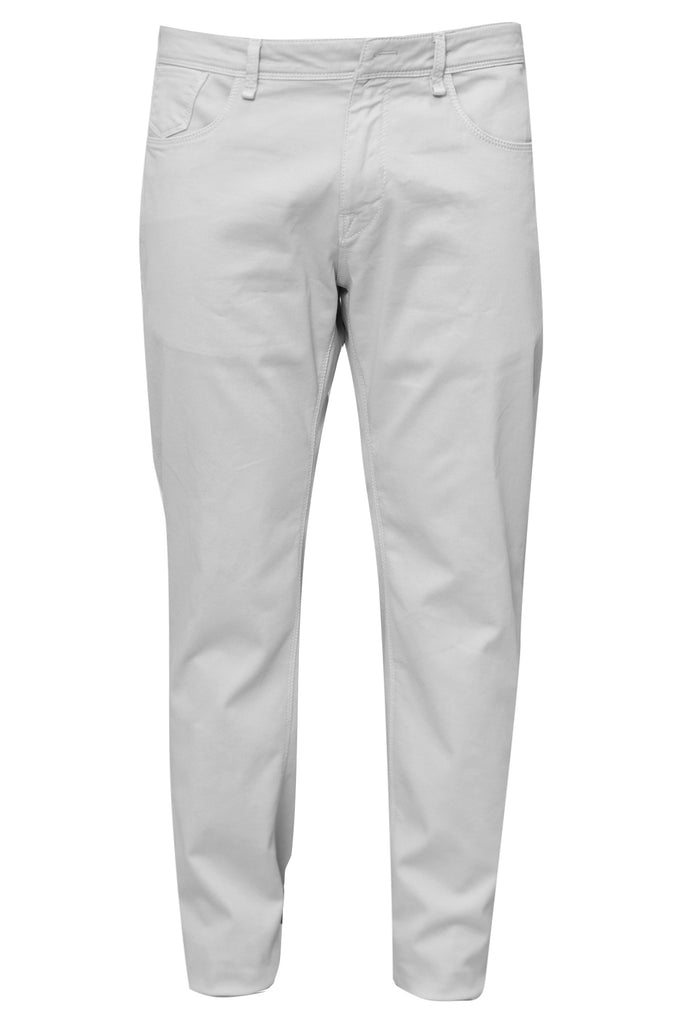 Men's Slim Fit Light Grey Chino Pants