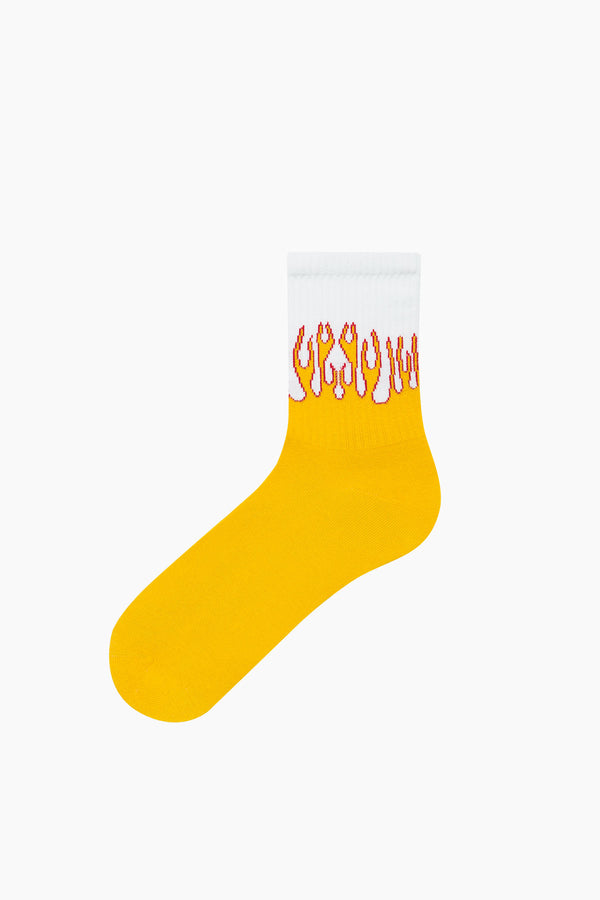 Men's Fire Pattern Socks