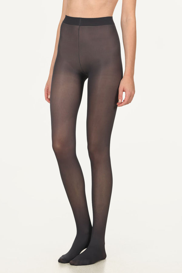Women's Plain Anthracite Pantyhose